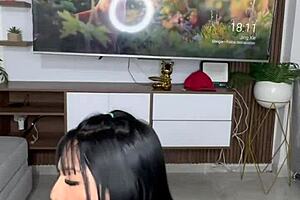 I'm A Beautiful Latina Playing With My Big Ass And Fake Tits Using Dildos