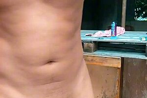 strange terrace solo moment with sub in intimate act