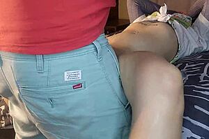 dildo fucking my 18 year old stepdaughter while wife is at the spa