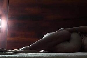 In a hotel, a wife picks up a man for a sensual close-up creampie.