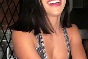 Petite 18Yo Latina Babe Gags on Deepthroat and Rimjob, Cum in Mouth on Casting