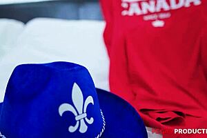 milf with huge tits enjoys rough anal threesome