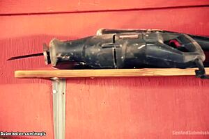 Phony Sheriff Fucks Bound Students Outdoors With Bondage Choking