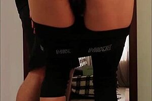 Stuck at home, he surprised me during yoga with a creampie! 😏