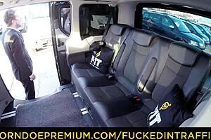 Hot Russian Babe Audrey Jane Gets Cum Covered in Car Backseat