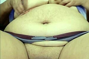 look at this big pussy taking a huge toy