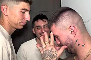 gangbang a joven latina necesitada de 3 pollas - brittany taylor