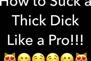 A pro's blowjob 101 on that big cock from nightrider6982