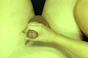 nice dick massage turns into cum swallow