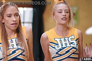 Petite blonde teens khloe kapri and kyler quinn get anal fucked by coach