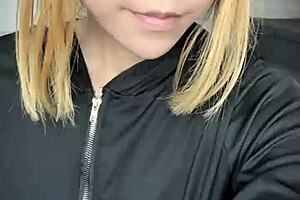 Summer vlog with Asian ladyboy Lexi Faith outdoors in pantyhose and stockings.