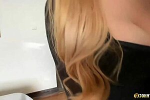 Johntronx Thai Blonde Babe Gets Wild in POV Cowgirl