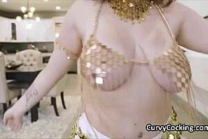 Belly Dancer Shakes Pussy On Cock