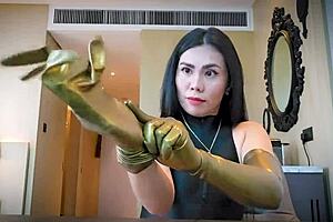 Homemade Video of Cris Angelo and Sally Lys Valentine in Sexy Uniforms