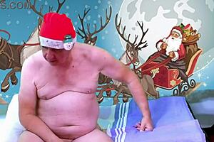 Stripping for Santa with Agarabas and Olpr - Wanna Peek?