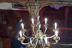 Feel the tension as cute teen lana small gets fucked by the officer in the shop after agreement.