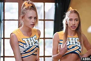 Petite blonde teens khloe kapri and kyler quinn get anal fucked by coach