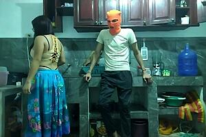 i watched my 25-year-old friend go from flaccid to hard in kitchen.