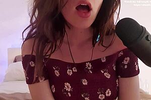 i'm this german teen 18+ giving dirty talk instructions to lick my pussy, focusing on my clit and close-up pussy lips for joi.