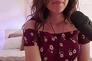 i'm this german teen 18+ giving dirty talk instructions to lick my pussy, focusing on my clit and close-up pussy lips for joi.