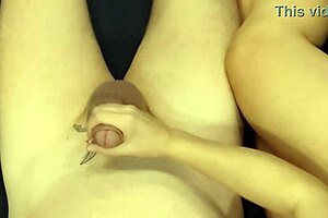 nice dick massage turns into cum swallow