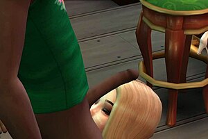 having fun in the public bathroom