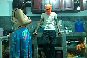 i watched my 25-year-old friend go from flaccid to hard in kitchen.