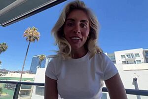 British Blonde Bonnie Blue Fucks Neighbor's Monster Cock!