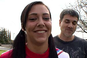 Ivy winters, teen cheerleader in heels, bends over for anal doggystyle and cowgirl creampie with older guy's big cock