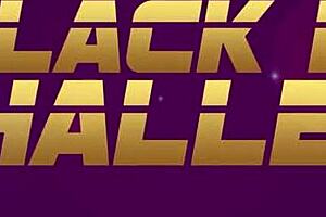 Monika May strips for her BBC interview, teasing with fishnets and a monster cock.