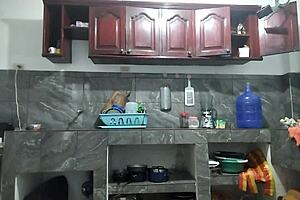 i watched my 25-year-old friend go from flaccid to hard in kitchen.