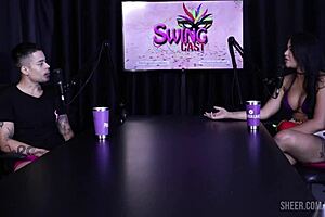 Watch Teteu Santos Swing with Tifany Rocha, Bruna, and Fabrício Nunes in Lingerie!