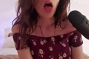 i'm this german teen 18+ giving dirty talk instructions to lick my pussy, focusing on my clit and close-up pussy lips for joi.