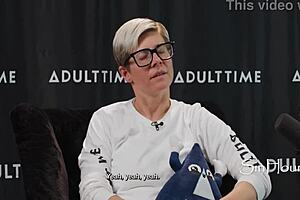 Bare pornstars fuck in interracial casting interview