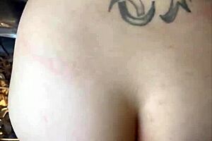 slim thick streetwalker bent over for public fuck with pierced nipples and big tits ending in cumshot on phat ass