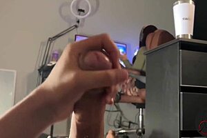 Brazilian Brunette Gets Off Watching Me in Public Spot