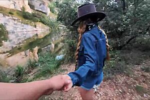 Stranger in Town Sucks Cock in Jungle