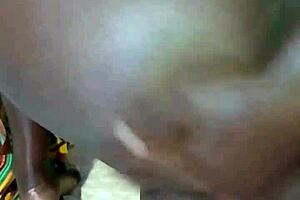 Wow, that Petite 18+ Ghanian Bitch Enjoys Solo Anal Play at Home! 😍