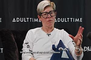 Bare pornstars fuck in interracial casting interview