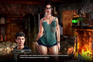 Countess In Crimson Pt 03 Seduces With Big Tits Ass And Monster Cock In Anime Hentai Game