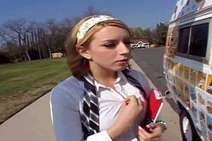 Lexi belle banged by ice cream man!