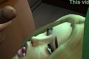 having fun in the public bathroom