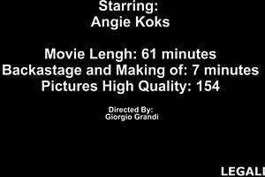 angie takes three cocks in first gangbang?