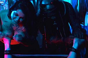 Bound foot tickling with deepthroat gagging