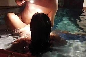 i hit my buddys old lady in the pool