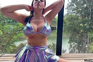 Passionate Hot Tub Fun With Marian Franco's Big Tits