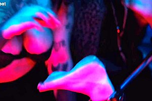 Bound foot tickling with deepthroat gagging