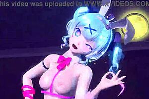 Hatsune Miku In Bunny Costume Nude Mod