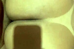 Watch me fuck my wife cowgirl style, spanking her big ass on all fours as she moans!