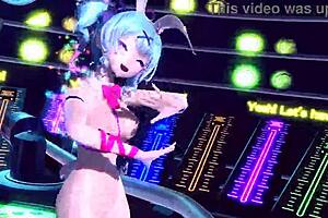 Hatsune Miku In Bunny Costume Nude Mod